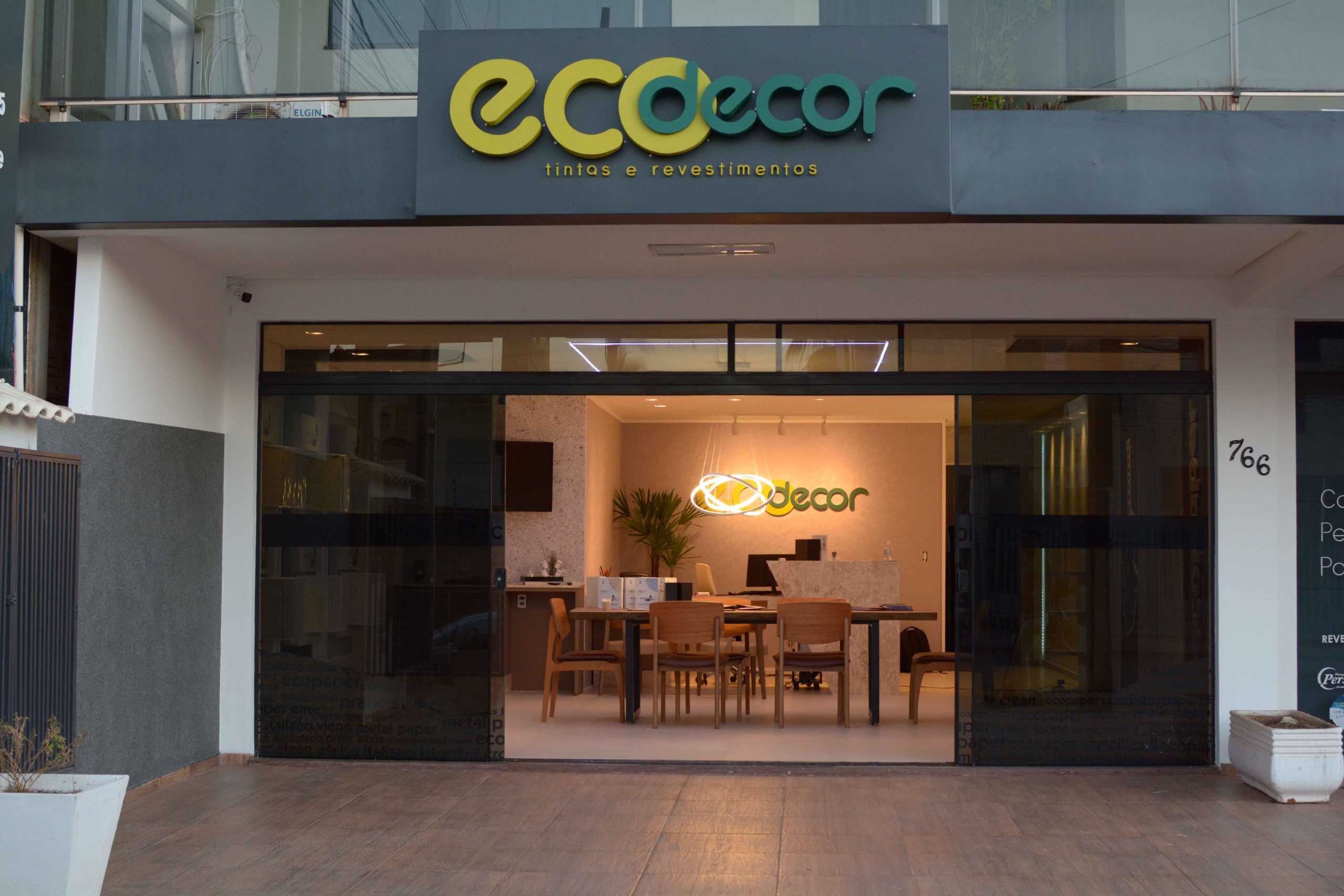 Ambiente com revestimento decorativo Ecodecor aplicado